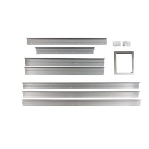 Low Profile Visor Handle Trim Kit for Built-In Side By Side, French Door, Bottom Freezer, All Fridge, All Freezer