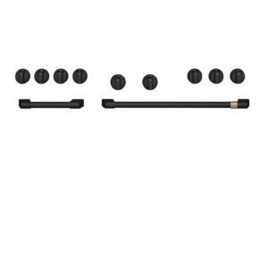 Café Custom Handle and Knob Kit for 48in Pro Range and Rangetop Flat Black