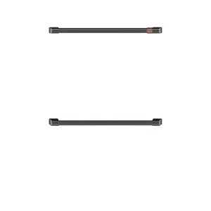 Café 2 - 30" Double Wall Oven Handles Brushed Black