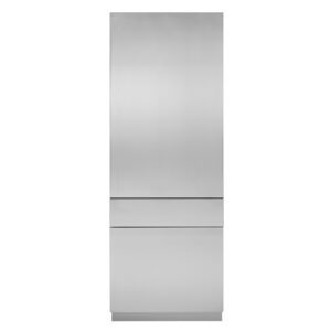 30" Integrated Refrigerator Stainless Steel Solid Door, 84" Opening -3/4", Right Hand
